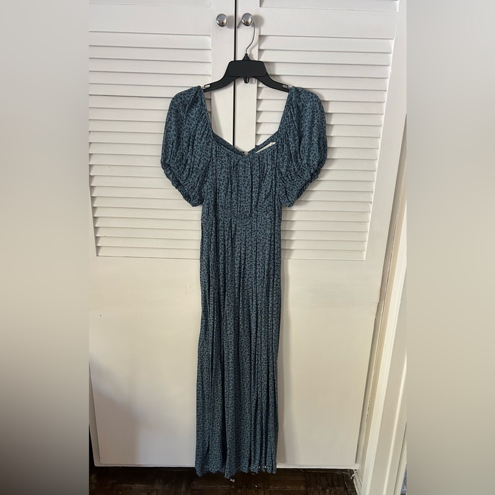 Christy Dawn Addison Dress blue floral size small